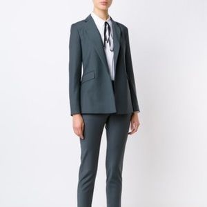 Theory angle pocket blazer